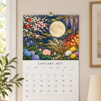 Calendario Moonlit Japanese Botanical Calendar