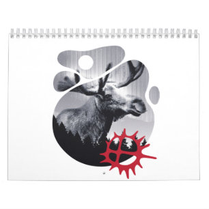 Calendario Moose Aurora Borealis