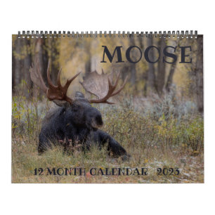 Calendario Moose - Tamaño grande
