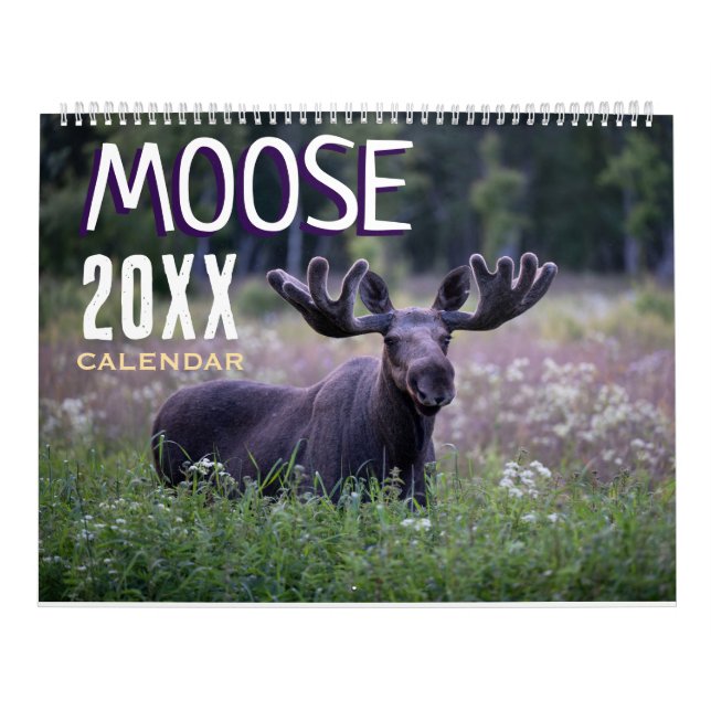 Calendario Moose Wall Calendar 2026 Wildlife Animals (Tapa)