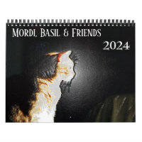 Calendario Mordi, Basil y Amigos 2024