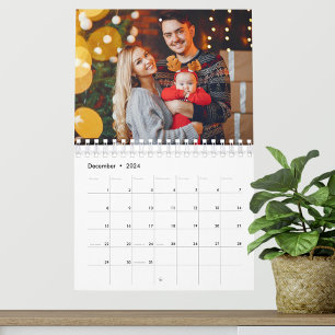 Calendario Mosaico de Fotos Mezcla Collage Familia 2025