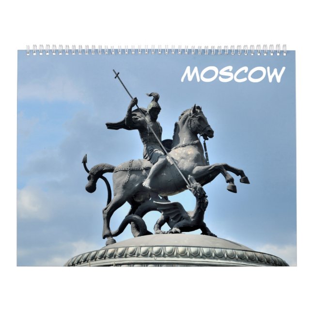 Calendario Moscú, Rusia, 12 meses (Tapa)