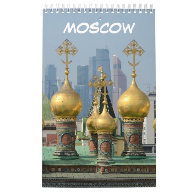 Calendario Moscú, Rusia, 12 meses (Tapa)