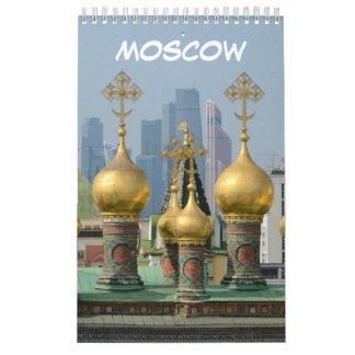Calendario Moscú, Rusia, 12 meses