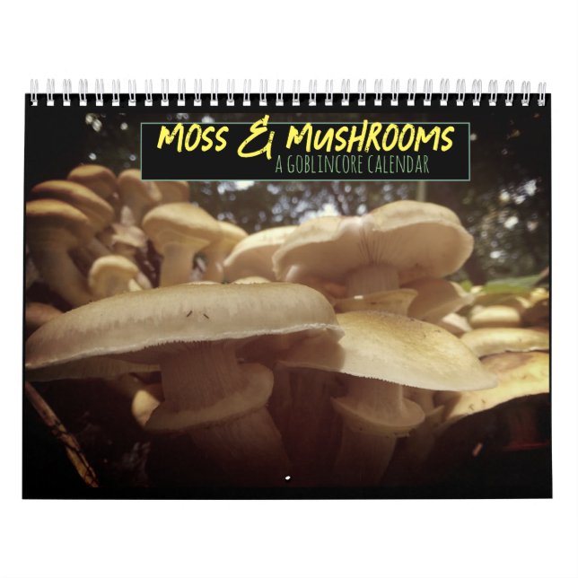 Calendario Moss & Mushrooms Goblincore (Tapa)