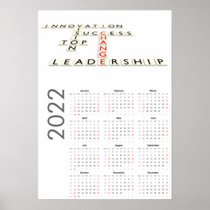 Calendario Motivacional 2022 Póster