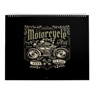 Calendario motocicleta nacida para andar