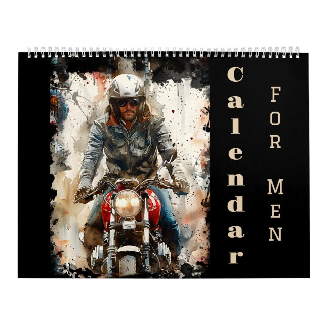 Calendario Motocicletas acuáticas, ciclistas, carreras, motoc (Tapa)