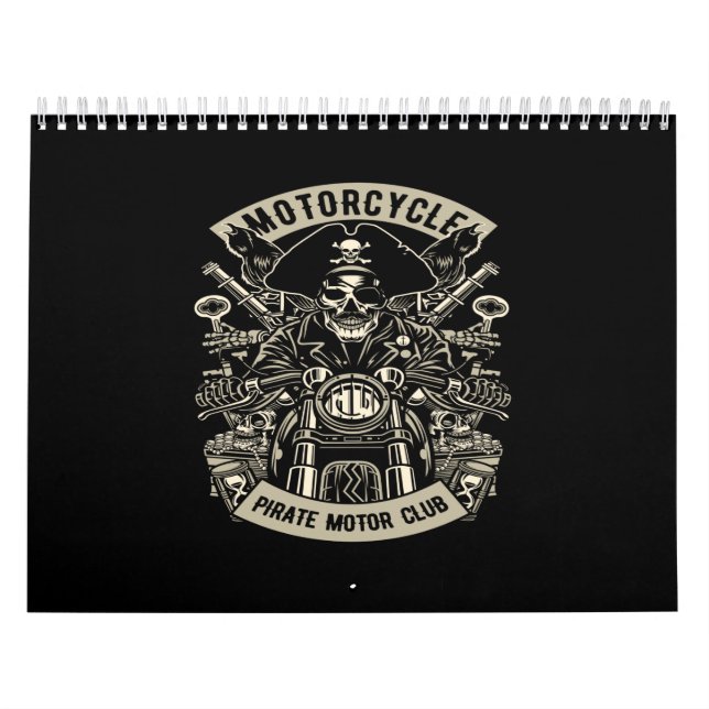 Calendario motorcycle pirate motor club (Tapa)