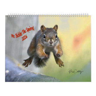 Calendario Mr. Bickles The Squirrel 2026 calendar large 