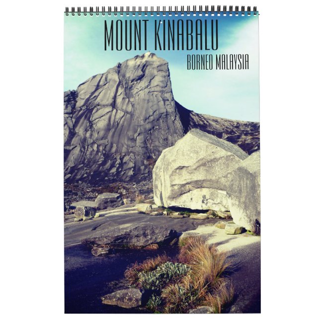 Calendario mt kinabalu borneo (Tapa)