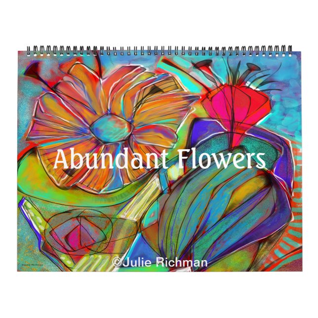 Calendario Muchas flores abundantes (Tapa)