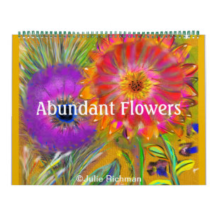 Calendario Muchas flores abundantes
