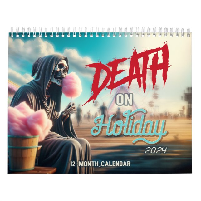 Calendario ¡Muerte en vacaciones! (Tapa)