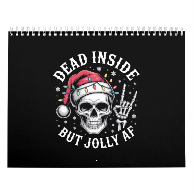Calendario Muertos Dentro Pero Navidades De Jolly AF Esbozo E (Tapa)