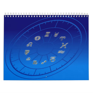 Calendario Muestras de oro del zodiaco