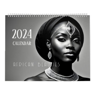 Calendario Mujer hermosa africana