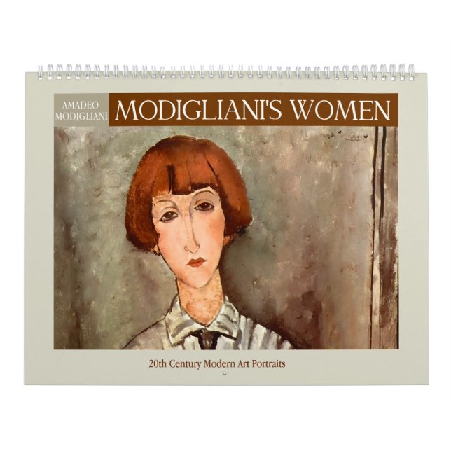Calendario Mujeres de Modigliani 2026 (Tapa)