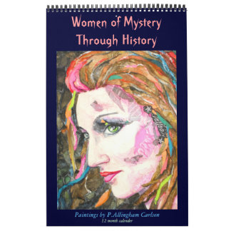 Calendario Mujeres de PMACarlson del misterio con la historia