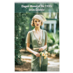 Calendario Mujeres Elegantes de la Década de 1920 – Calendari