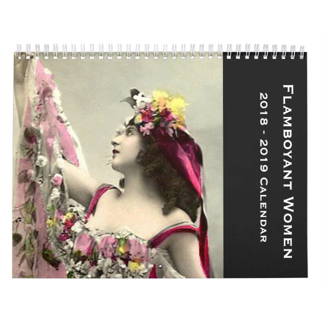 Calendario Mujeres llamativas 2018 - 2019 (Tapa)