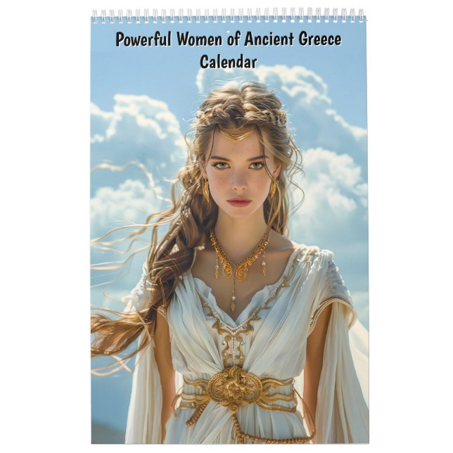 Calendario Mujeres Poderosas de la Antigua Grecia – Calendari (Tapa)