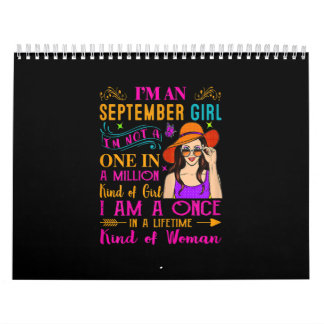 Calendario Mujeres soy Chica de septiembre | Regalo de cumple