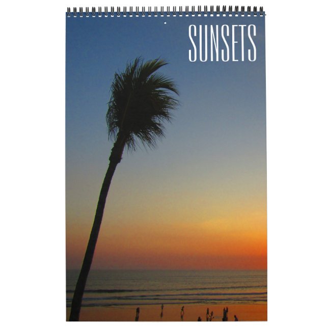 Calendario mundo al atardecer (Tapa)