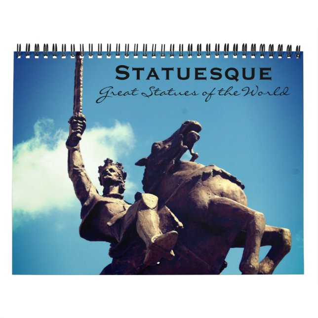Calendario mundo de estatuas (Tapa)