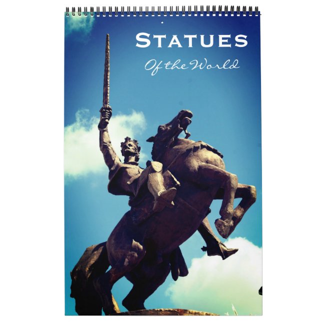Calendario mundo de estatuas (Tapa)