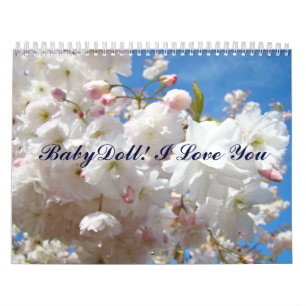 Calendario Muñeca Bebé! Te Amo Calendario Flores