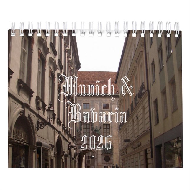 Calendario Munich & Bavaria 2026 Calendar (Tapa)