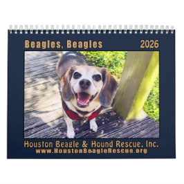 Calendario mural Beagles Beagles 2026