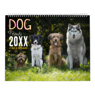 Calendario mural de amigos perros 2027 Animales