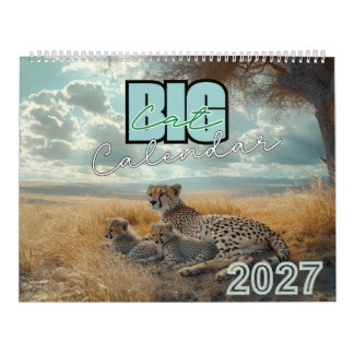 Calendario mural de gatos grandes 2027