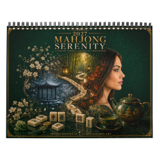 Calendario mural de las cuatro estaciones de Mahjo