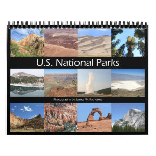 Calendario mural de Parques Nacionales por J.W. Fa