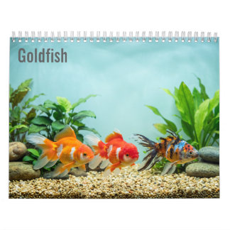 Calendario mural de peces dorados 2027