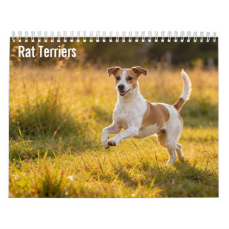 Calendario mural de Rat Terriers 2027