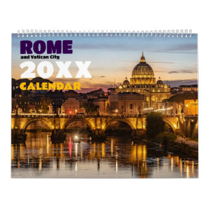 Calendario mural de Roma Ciudad del Vaticano Itali