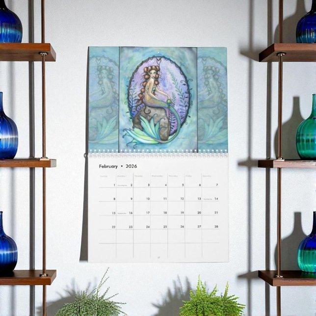 Calendario mural de sirena por Molly Harrison (Subido por el creador)