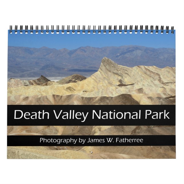 Calendario mural del Parque Nacional Death Valley  (Tapa)