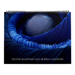 Calendario mural Digital Blasphemy 2027-28 (24 mes