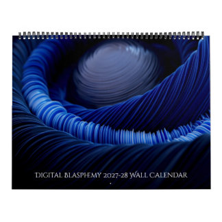 Calendario mural Digital Blasphemy 2027-28 (24 mes