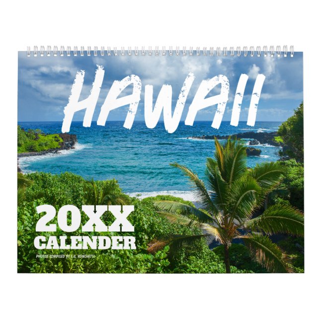 Calendario mural escénico de Hawái 2027 (Tapa)