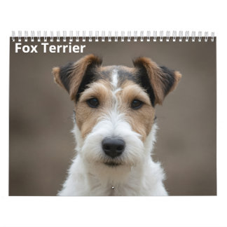 Calendario mural Fox Terrier 2027