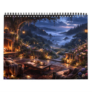Calendario mural Jardines Góticos Encantados 2027