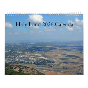 Calendario mural Tierra Santa 2026