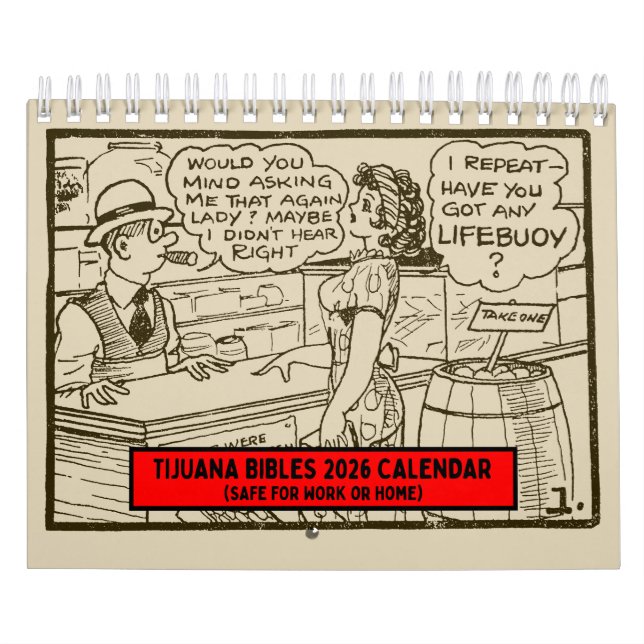 Calendario mural Tijuana Bibles 2026 (Apto para to (Tapa)